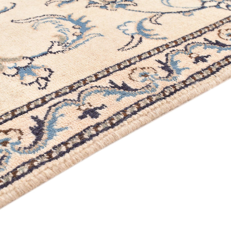 Tapis de couloir Tapis persan - Nain - 307 x 78 cm - blanc