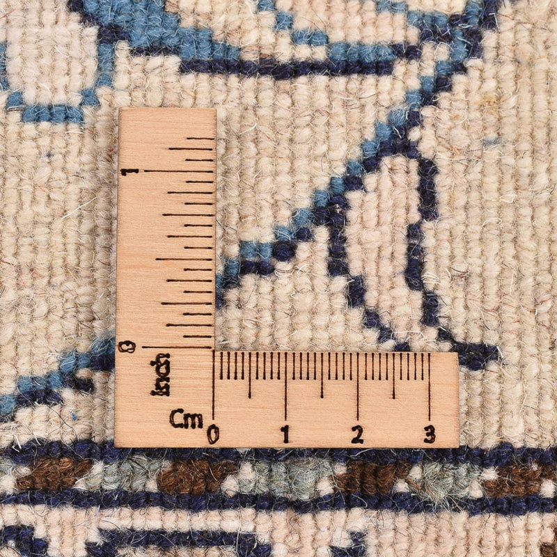 Tapis de couloir Tapis persan - Nain - 307 x 78 cm - blanc