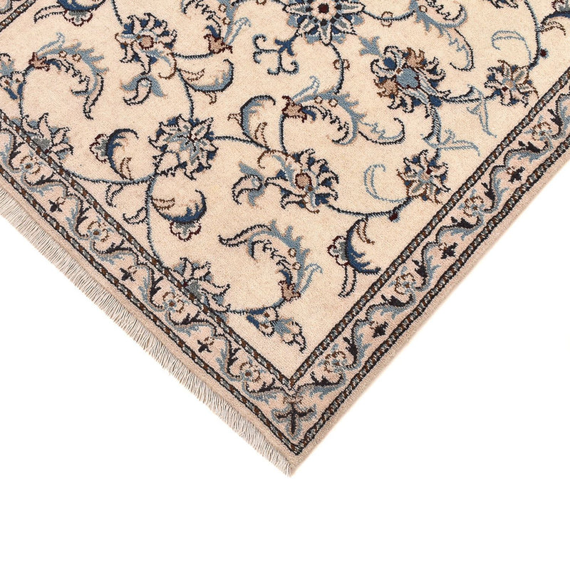 Tapis de couloir Tapis persan - Nain - 286 x 80 cm - beige