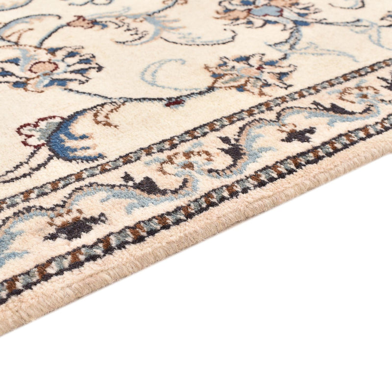 Tapis de couloir Tapis persan - Nain - 286 x 80 cm - beige