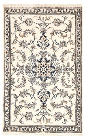 Tapis persan - Nain - 137 x 87 cm - beige clair