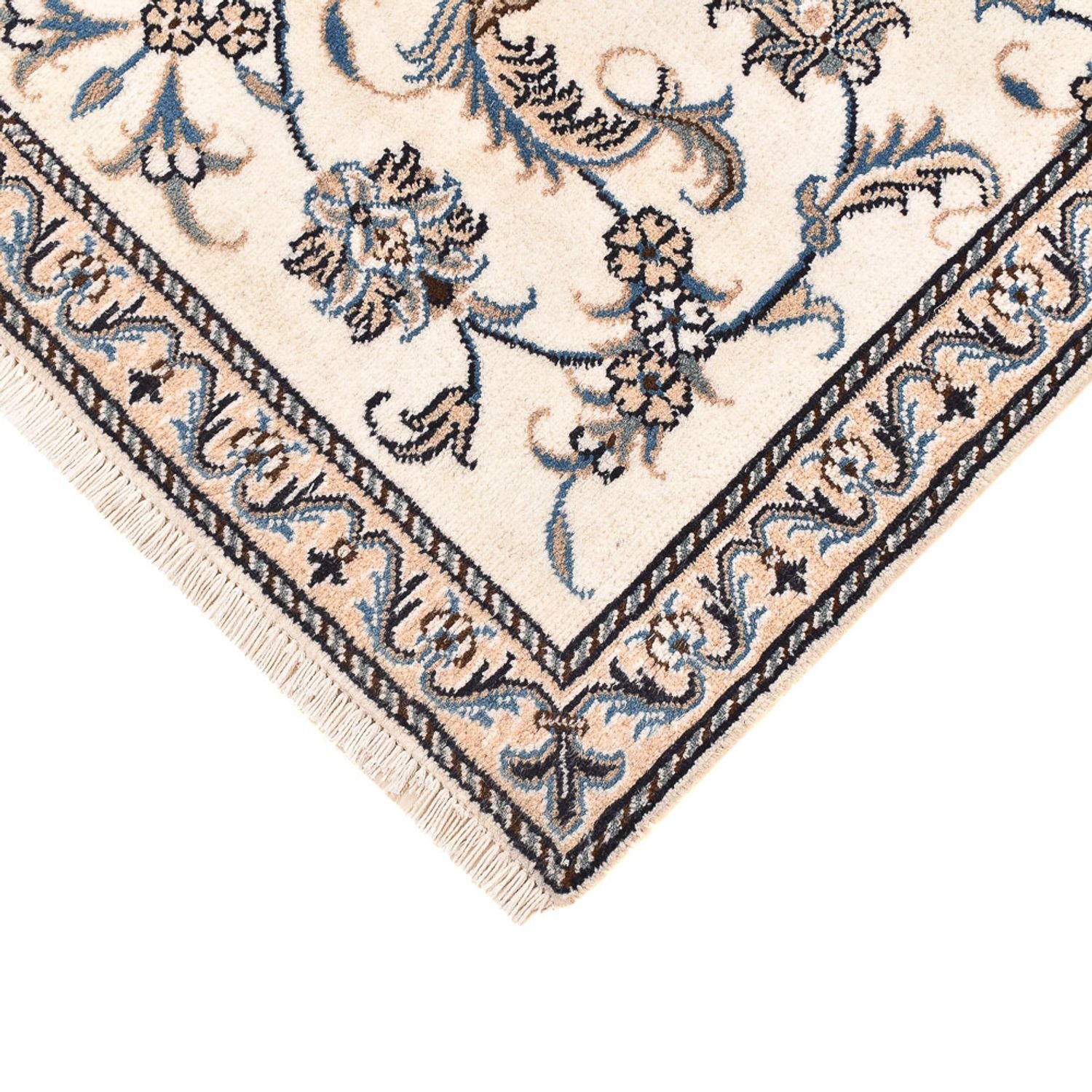 Tapis persan - Nain - 137 x 88 cm - beige clair