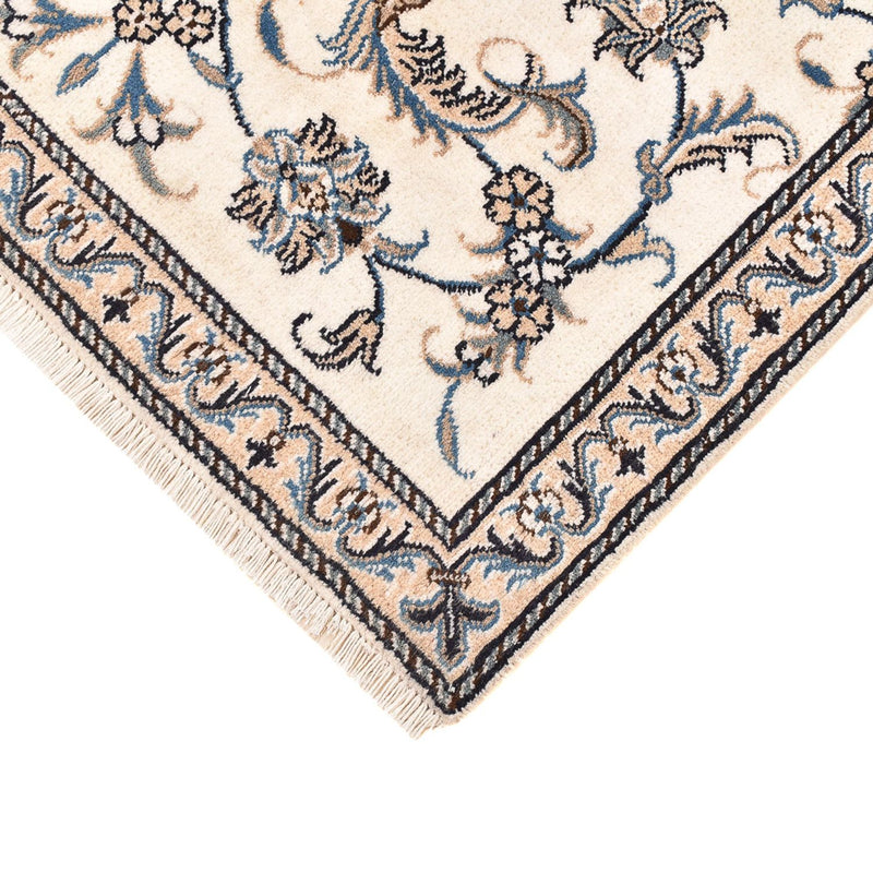 Tapis persan - Nain - 137 x 88 cm - beige clair