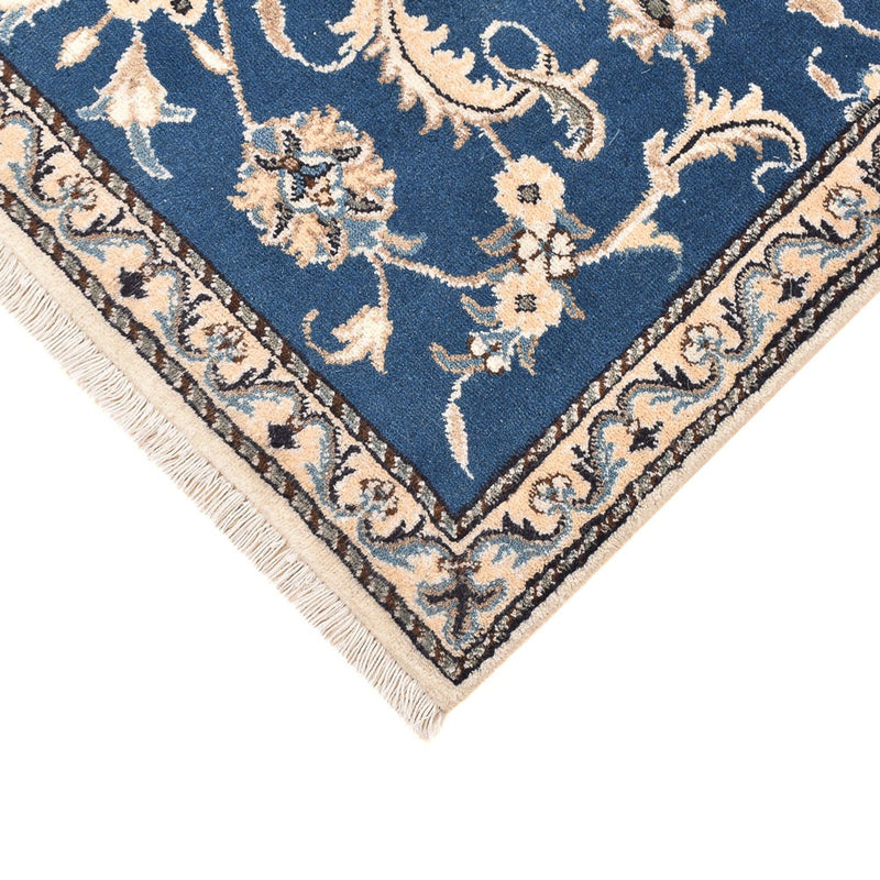 Tapis persan - Nain - 137 x 88 cm - bleu