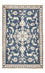 Tapis persan - Nain - 138 x 89 cm - bleu