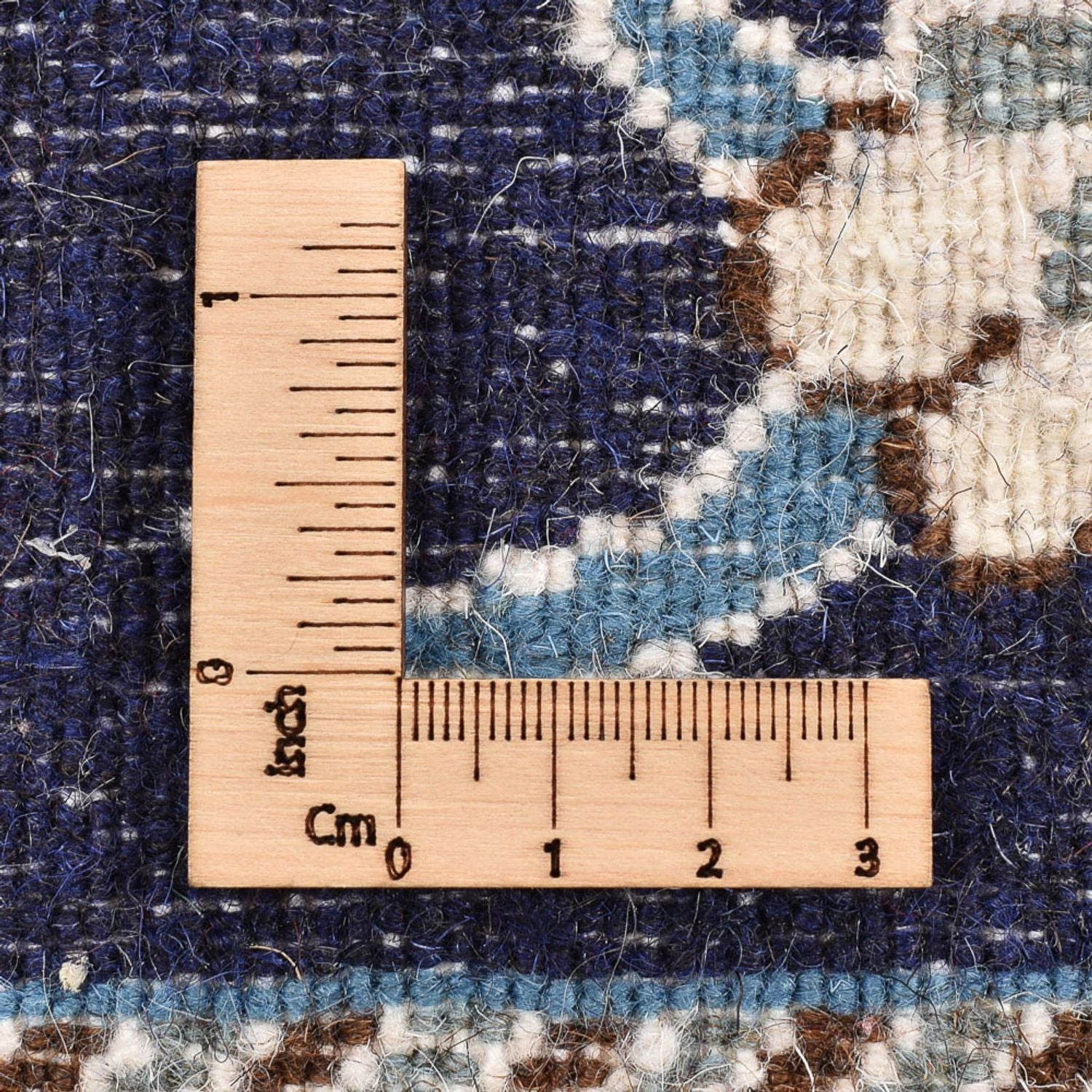 Tapis persan - Nain - 150 x 90 cm - bleu foncé
