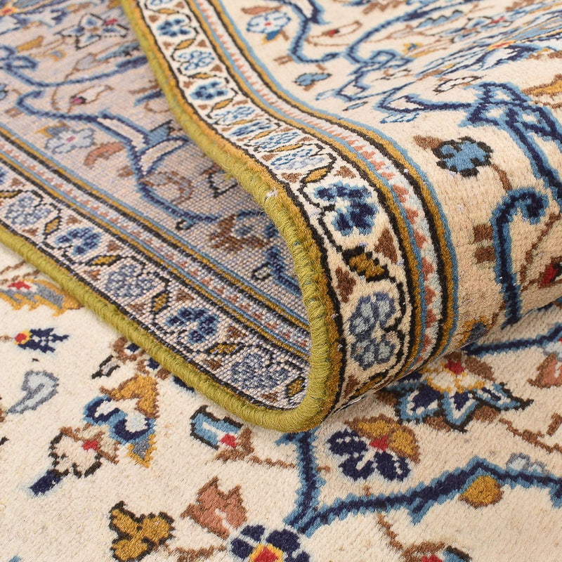 Tapis persan - Keshan - 287 x 192 cm - beige foncé