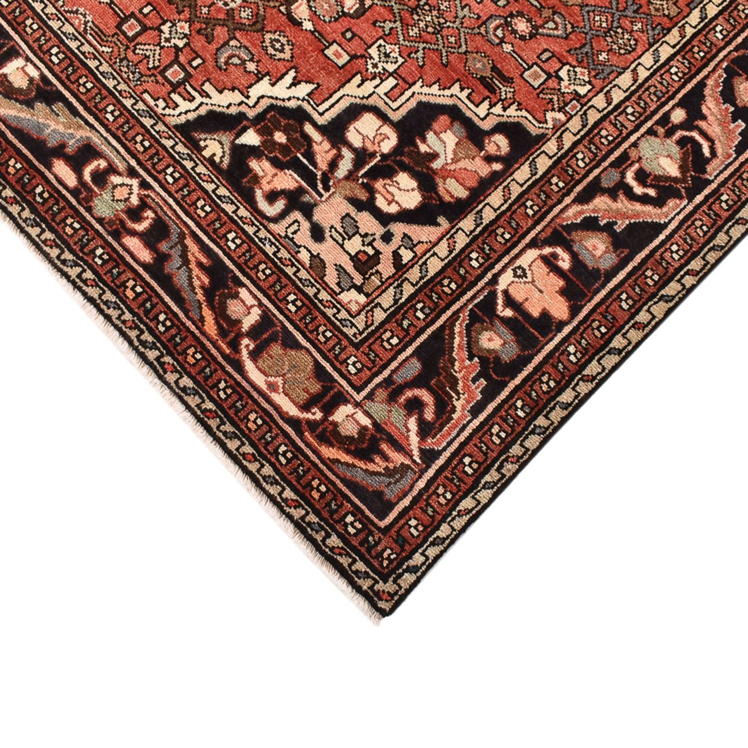 Tapis persan - Nomadic - 312 x 189 cm - rouge clair
