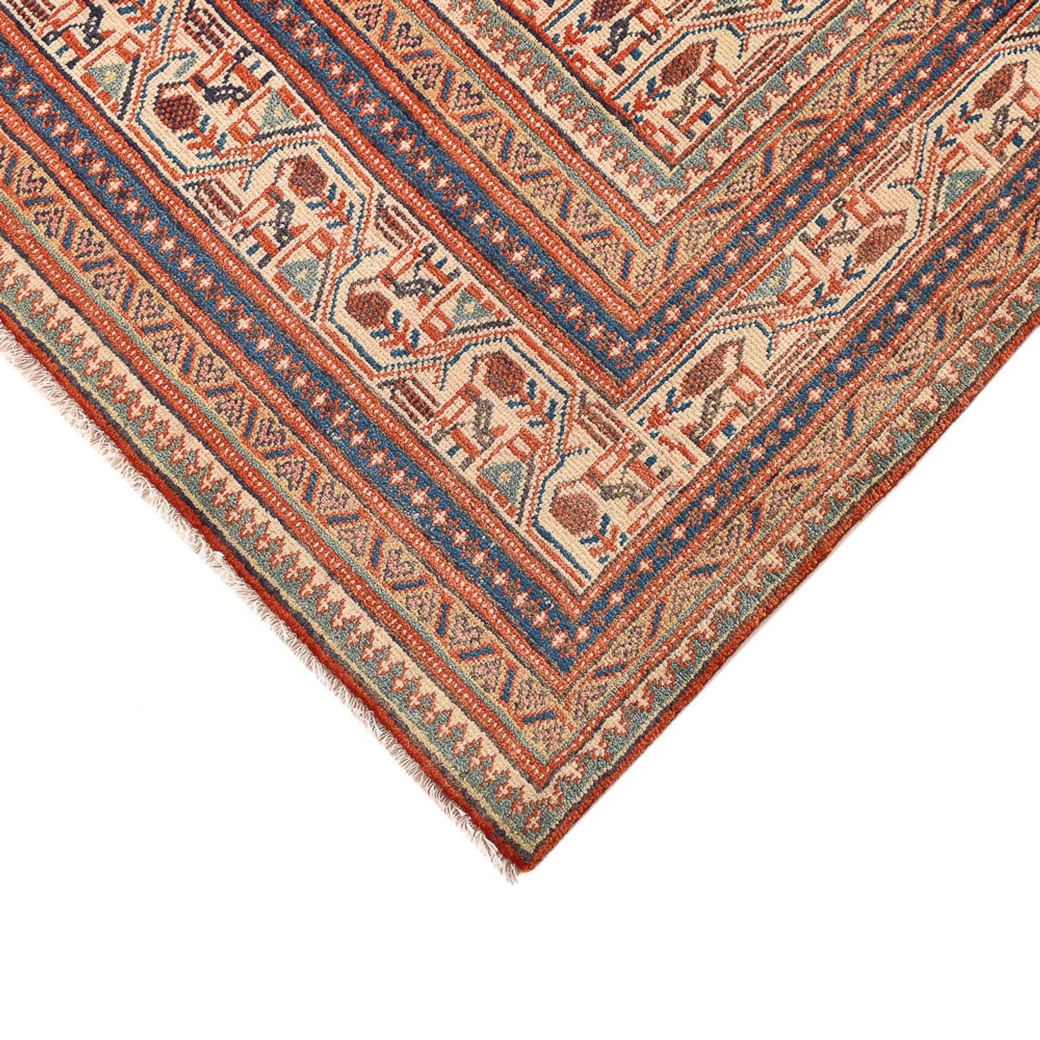 Tapis persan - Mir - 307 x 210 cm - rouge clair