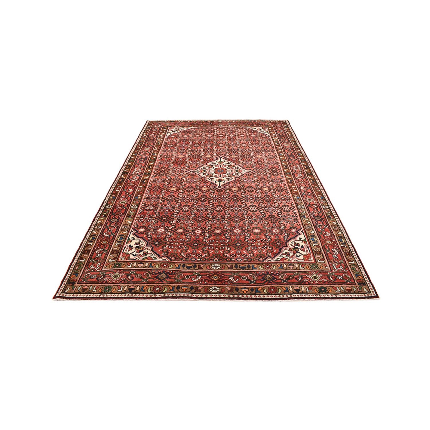 Tapis persan - Nomadic - 313 x 213 cm - rouge clair
