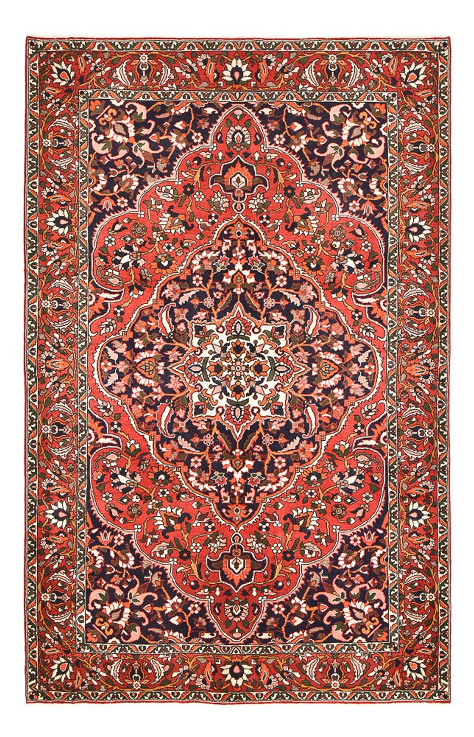 Tapis persan - Nomadic - 333 x 210 cm - rouge clair