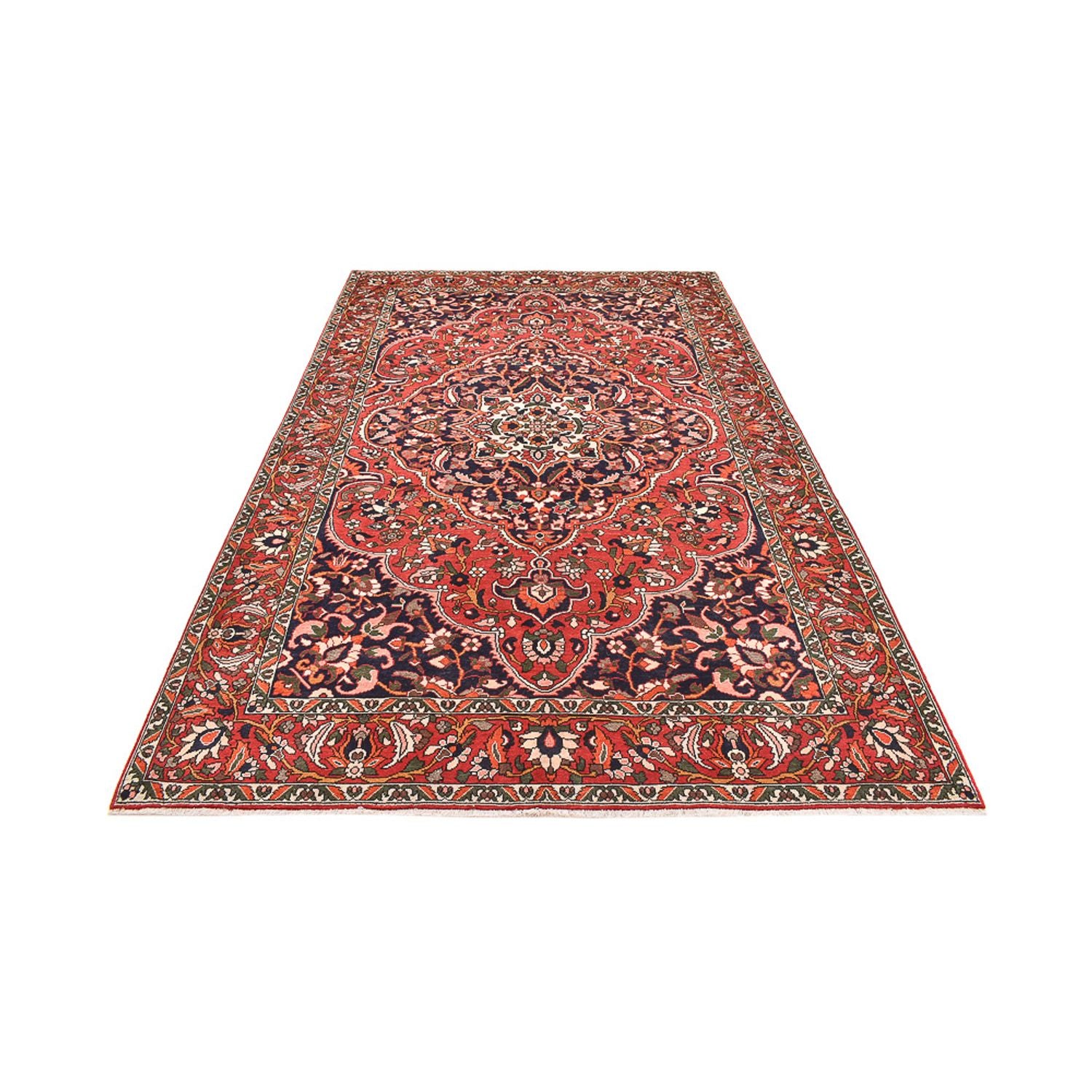 Tapis persan - Nomadic - 333 x 210 cm - rouge clair