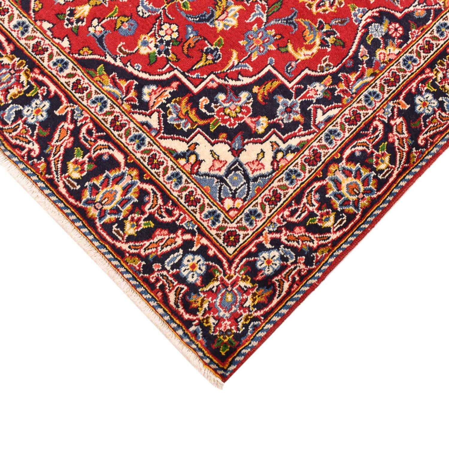 Tapis persan - Keshan - 193 x 117 cm - rouge