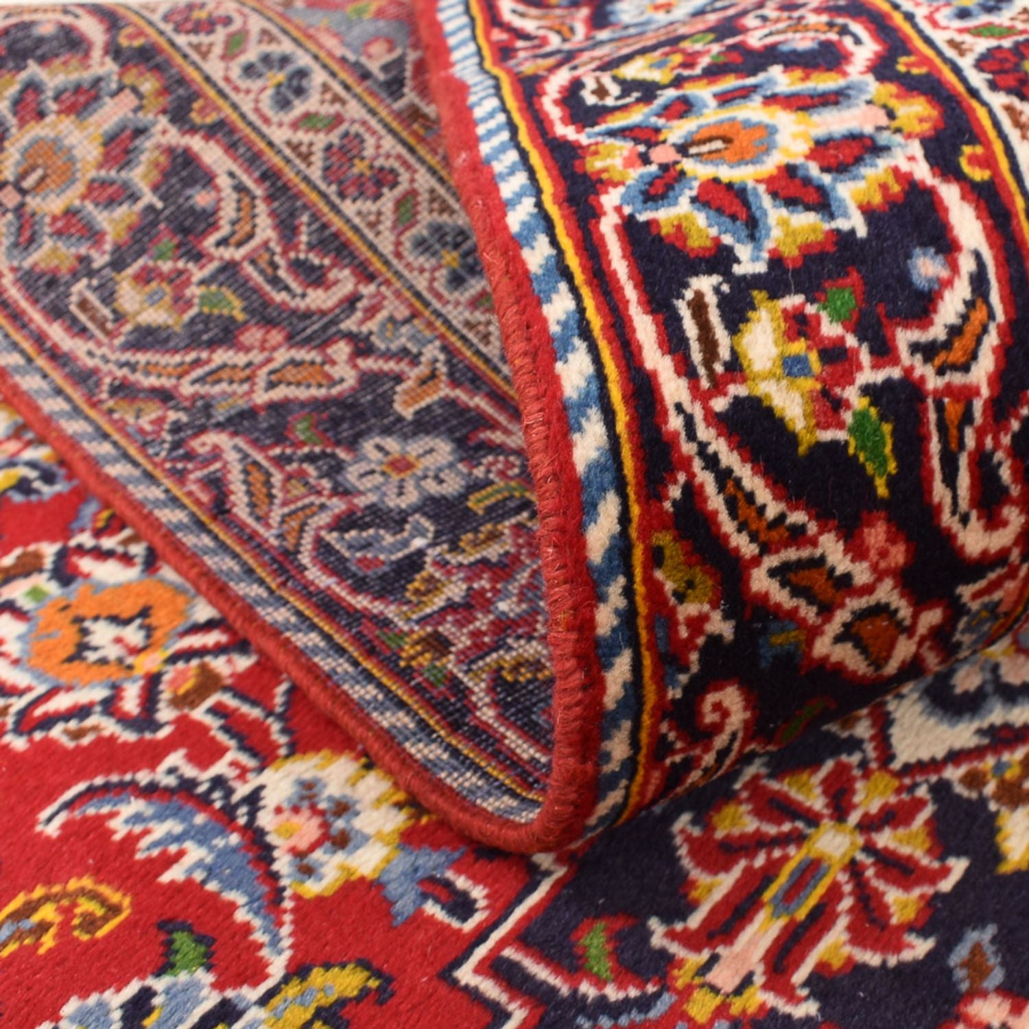 Tapis persan - Keshan - 193 x 117 cm - rouge