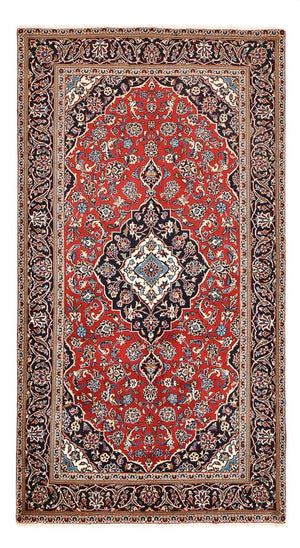 Tapis persan - Keshan - 266 x 147 cm - rouge