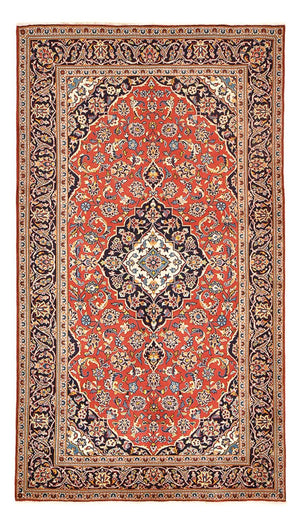 Tapis persan - Keshan - 260 x 147 cm - rouge clair