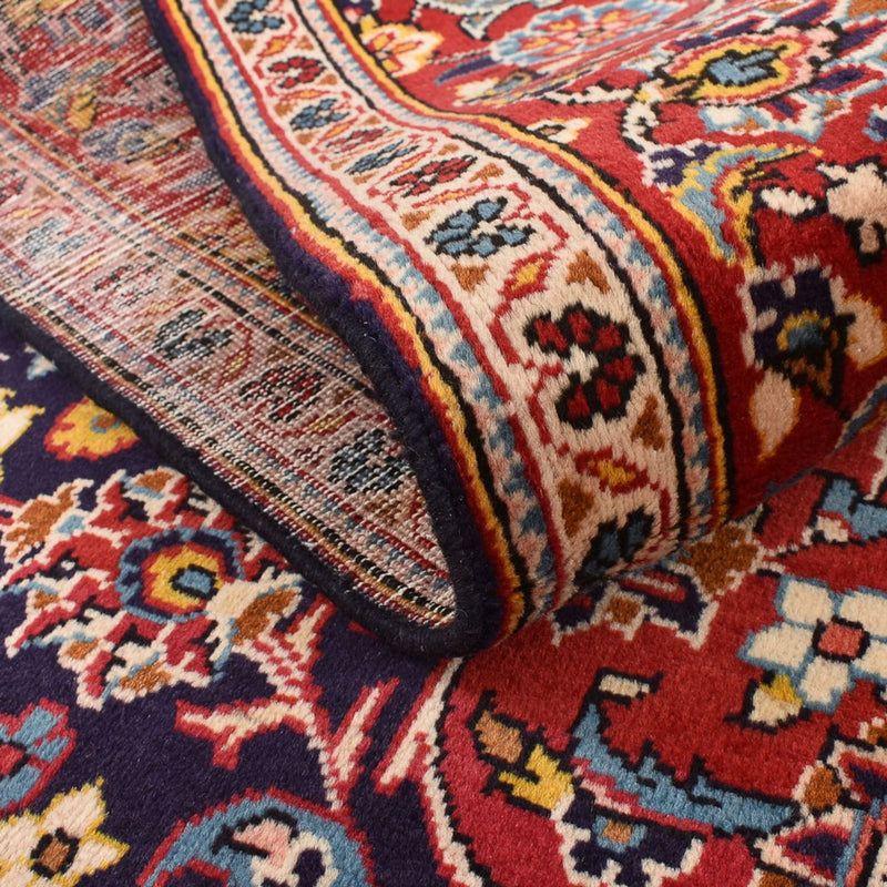 Tapis persan - Keshan - 255 x 146 cm - bleu foncé