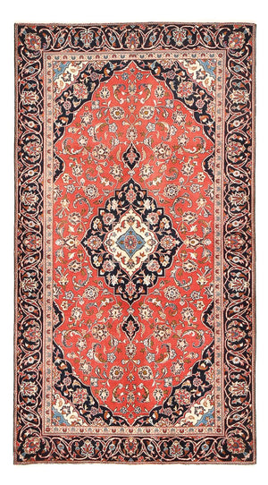 Tapis persan - Keshan - 253 x 134 cm - rouge clair