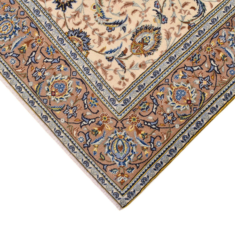 Tapis persan - Keshan - 223 x 138 cm - beige clair