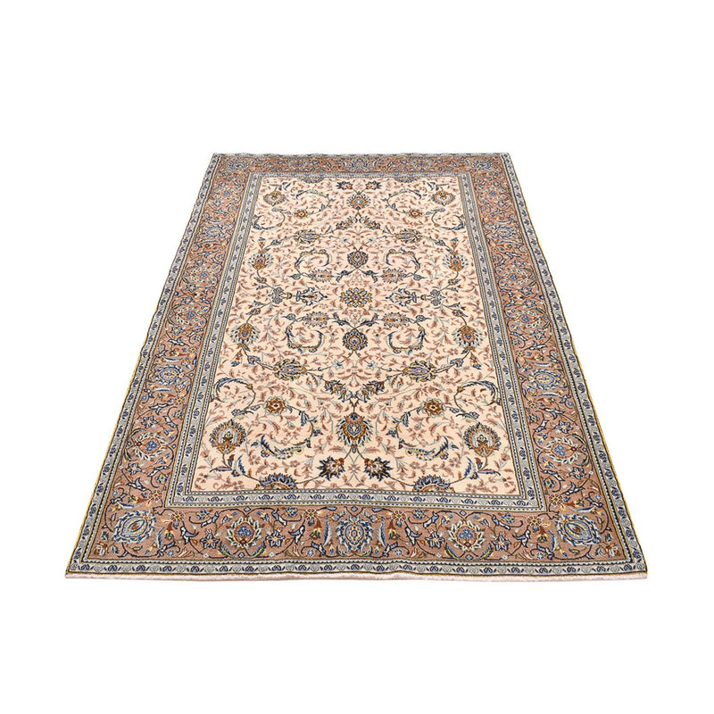 Tapis persan - Keshan - 223 x 138 cm - beige clair