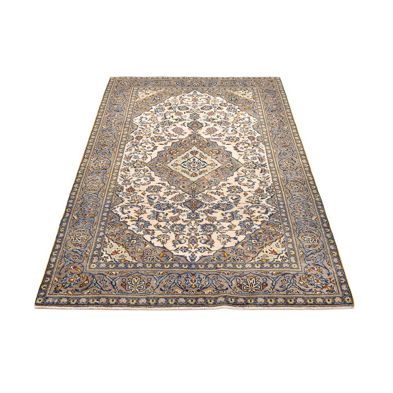 Tapis persan - Keshan - 230 x 145 cm - beige clair