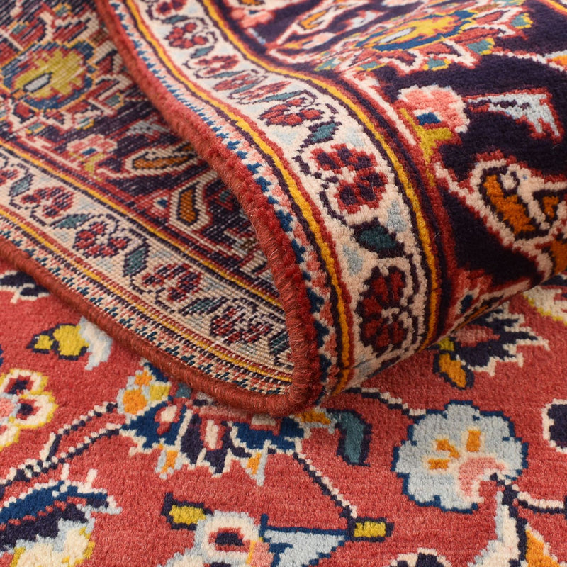 Tapis persan - Keshan - 210 x 127 cm - rouge clair