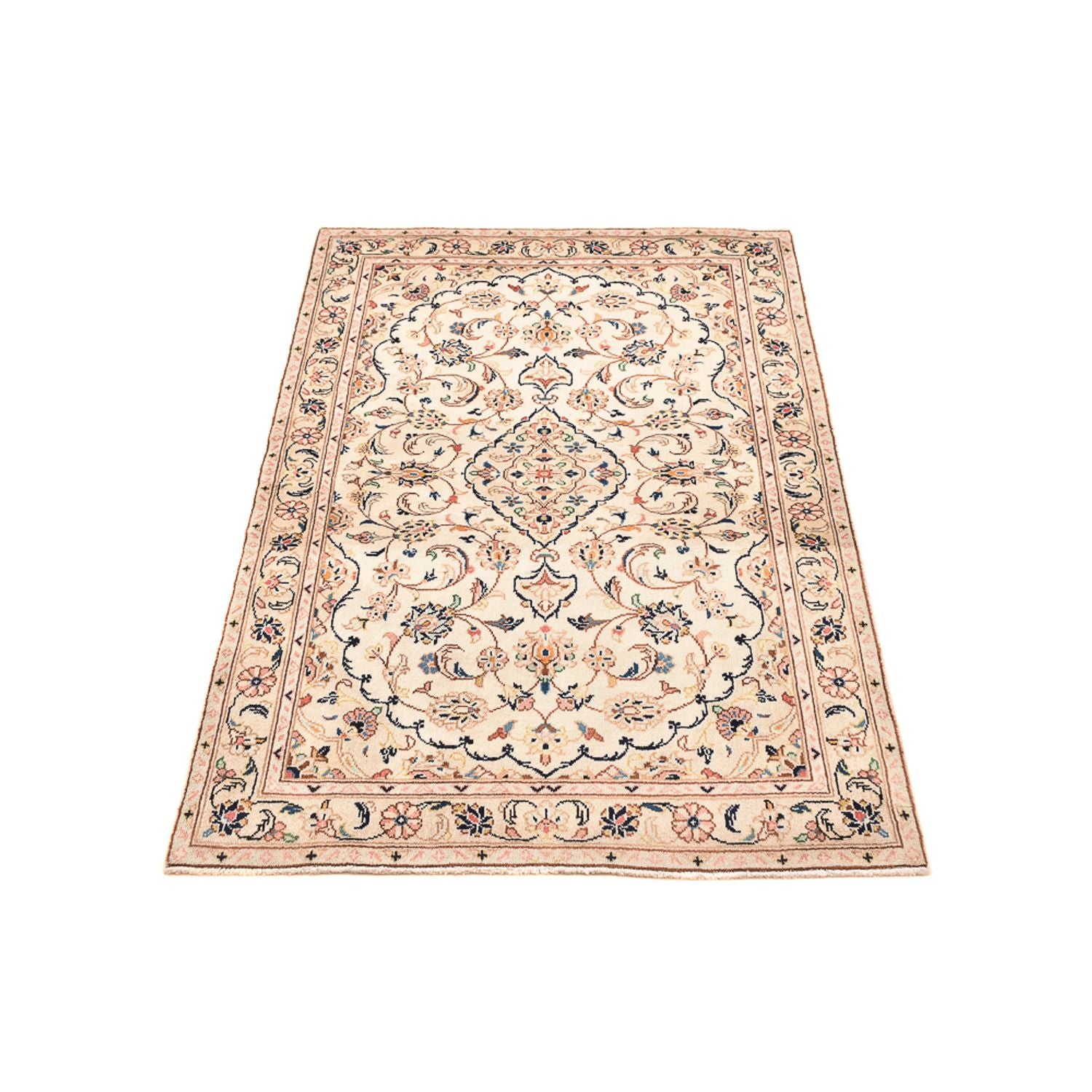 Tapis persan - Keshan - 150 x 98 cm - beige