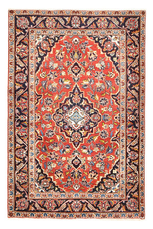 Tapis persan - Keshan - 147 x 97 cm - rouge
