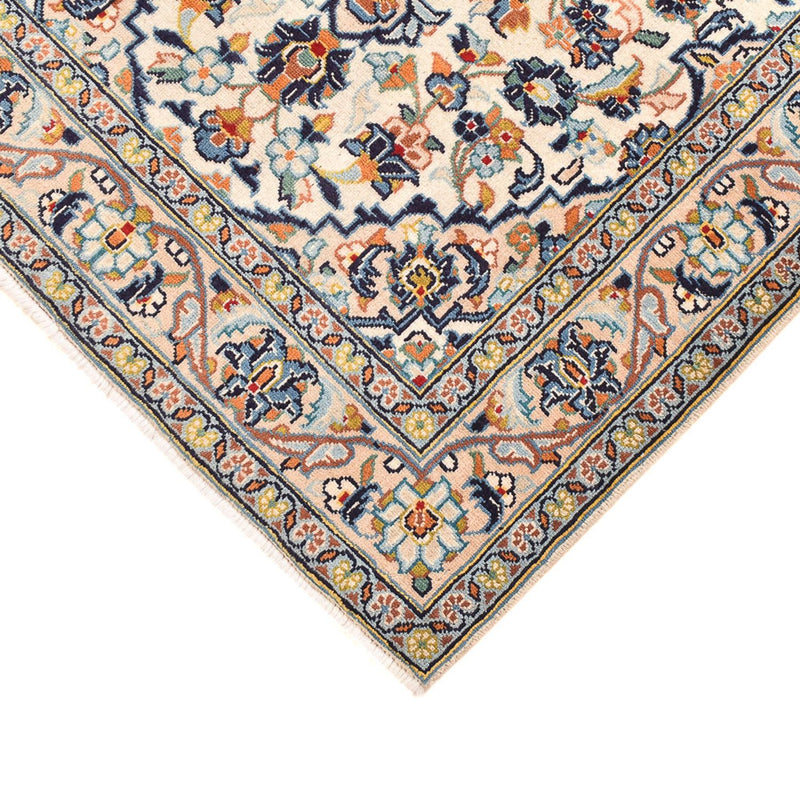 Tapis persan - Keshan - 147 x 95 cm - beige clair