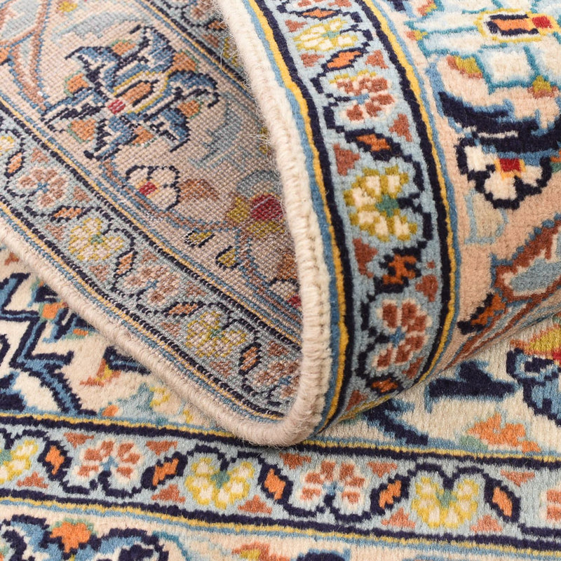 Tapis persan - Keshan - 147 x 95 cm - beige clair