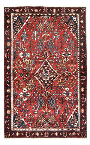 Tapis persan - Nomadic - 210 x 130 cm - rouge