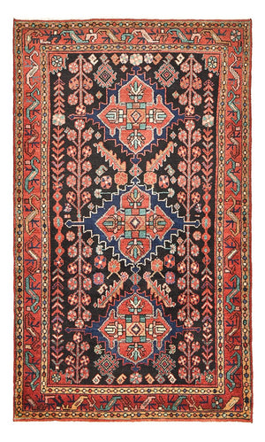 Tapis de couloir Tapis persan - Nomadic - 174 x 104 cm - bleu foncé