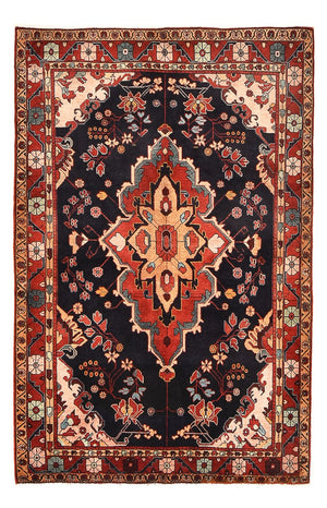 Tapis persan - Nomadic - 228 x 145 cm - bleu foncé