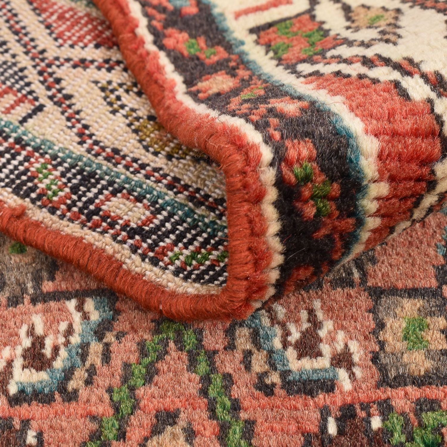 Tapis de couloir Tapis persan - Nomadic - 296 x 83 cm - rouille