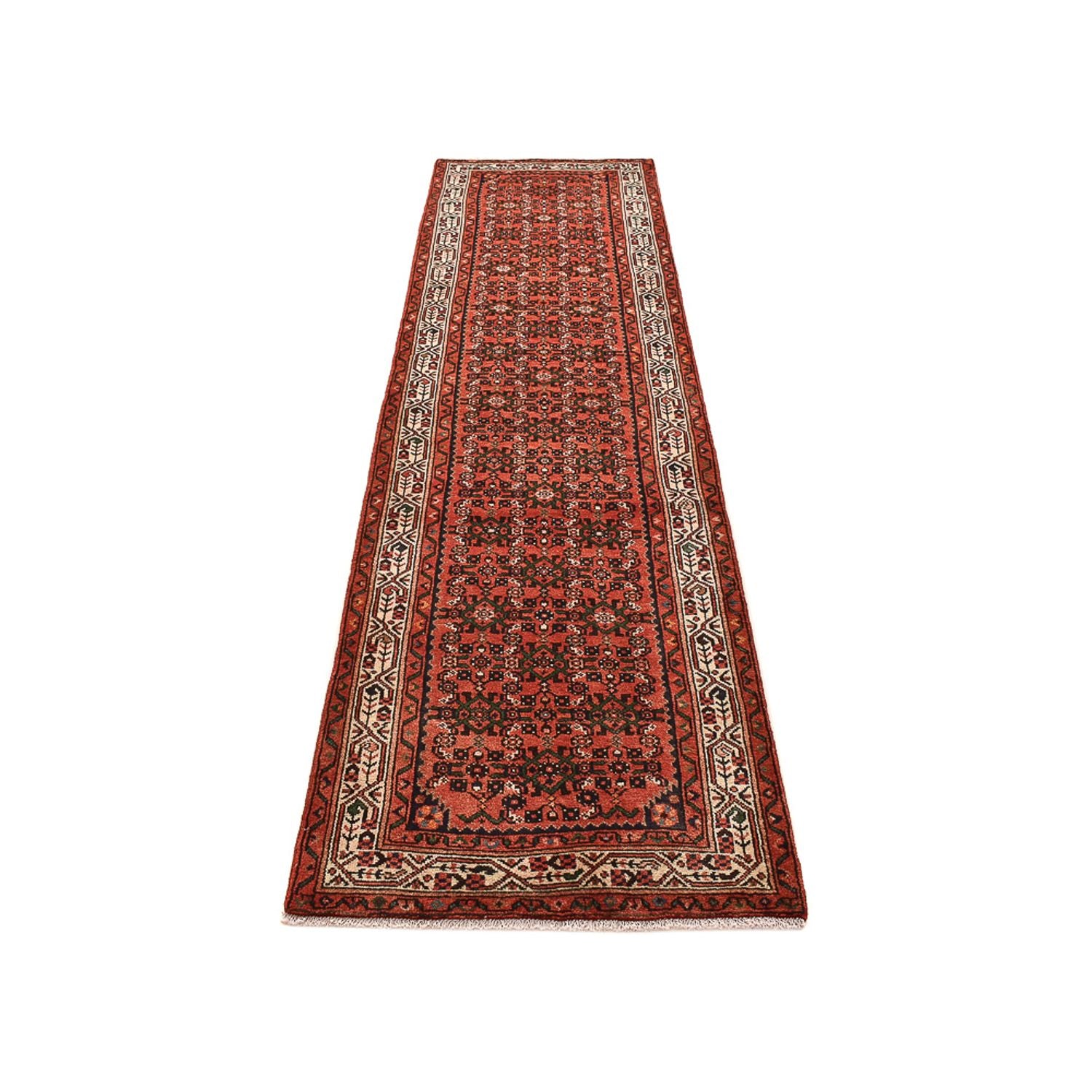Tapis de couloir Tapis persan - Nomadic - 317 x 85 cm - rouille