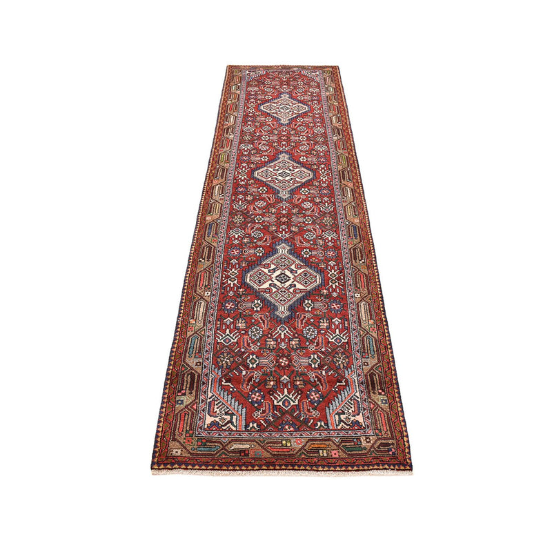 Tapis de couloir Tapis persan - Nomadic - 322 x 82 cm - rouge
