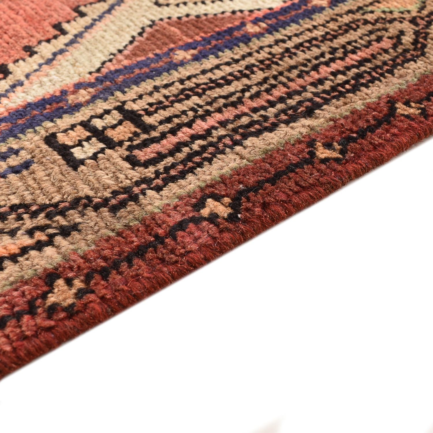 Tapis de couloir Tapis persan - Nomadic - 286 x 80 cm - rouge clair