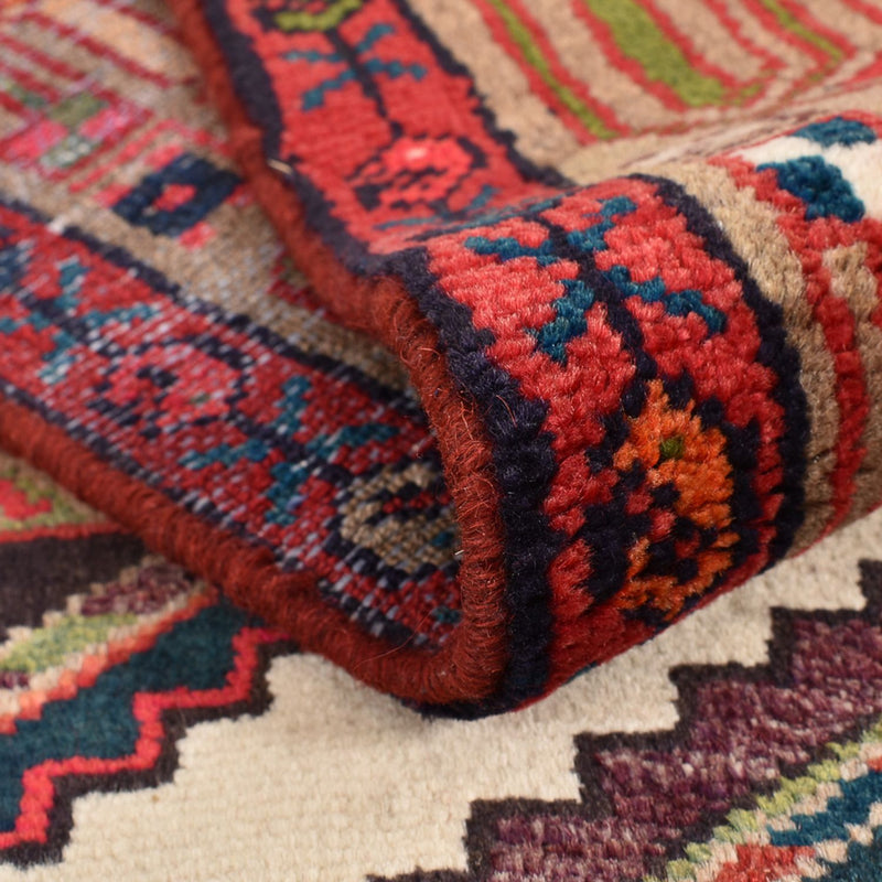 Tapis de couloir Tapis persan - Nomadic - 271 x 87 cm - rouge clair