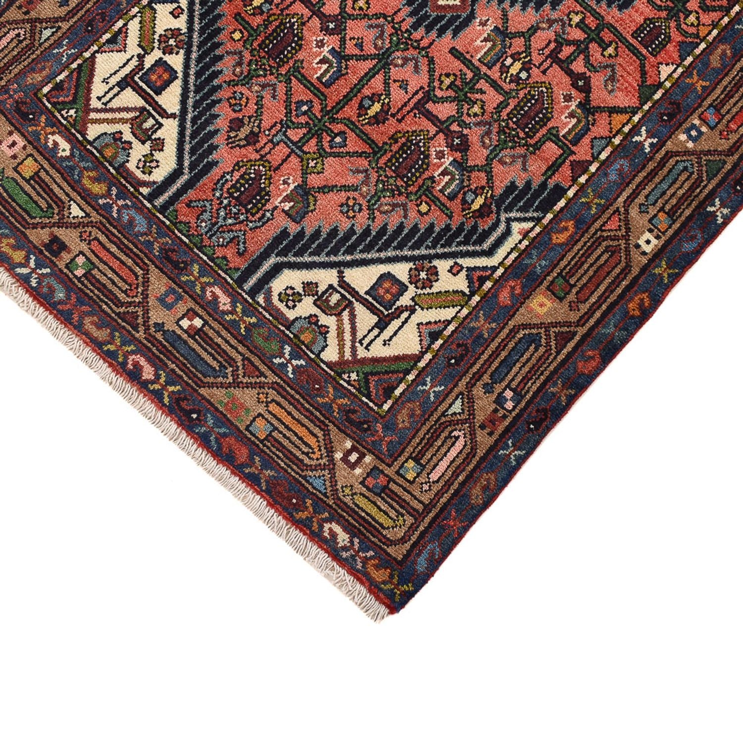 Tapis de couloir Tapis persan - Nomadic - 291 x 82 cm - rouge clair