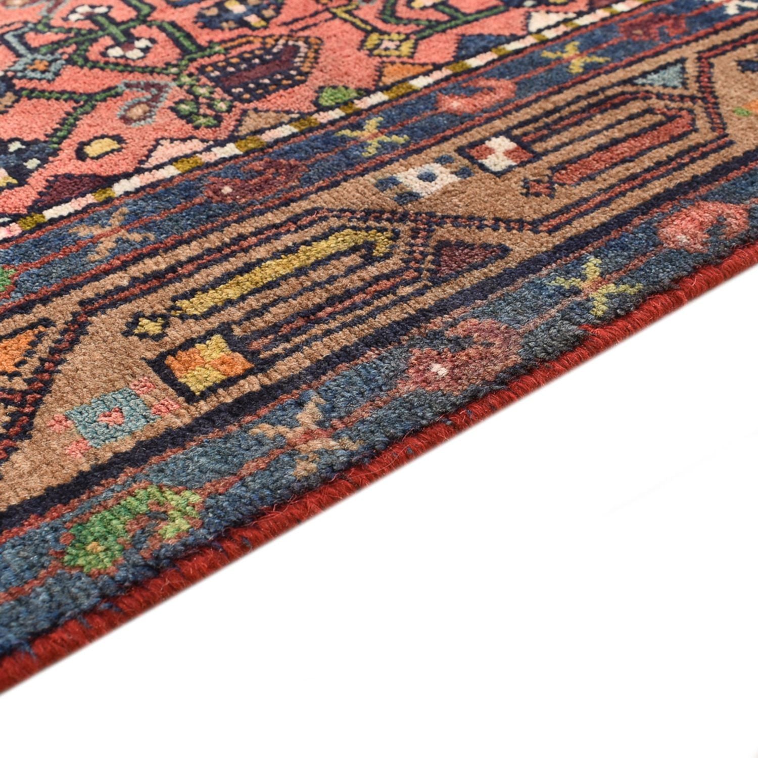 Tapis de couloir Tapis persan - Nomadic - 291 x 82 cm - rouge clair