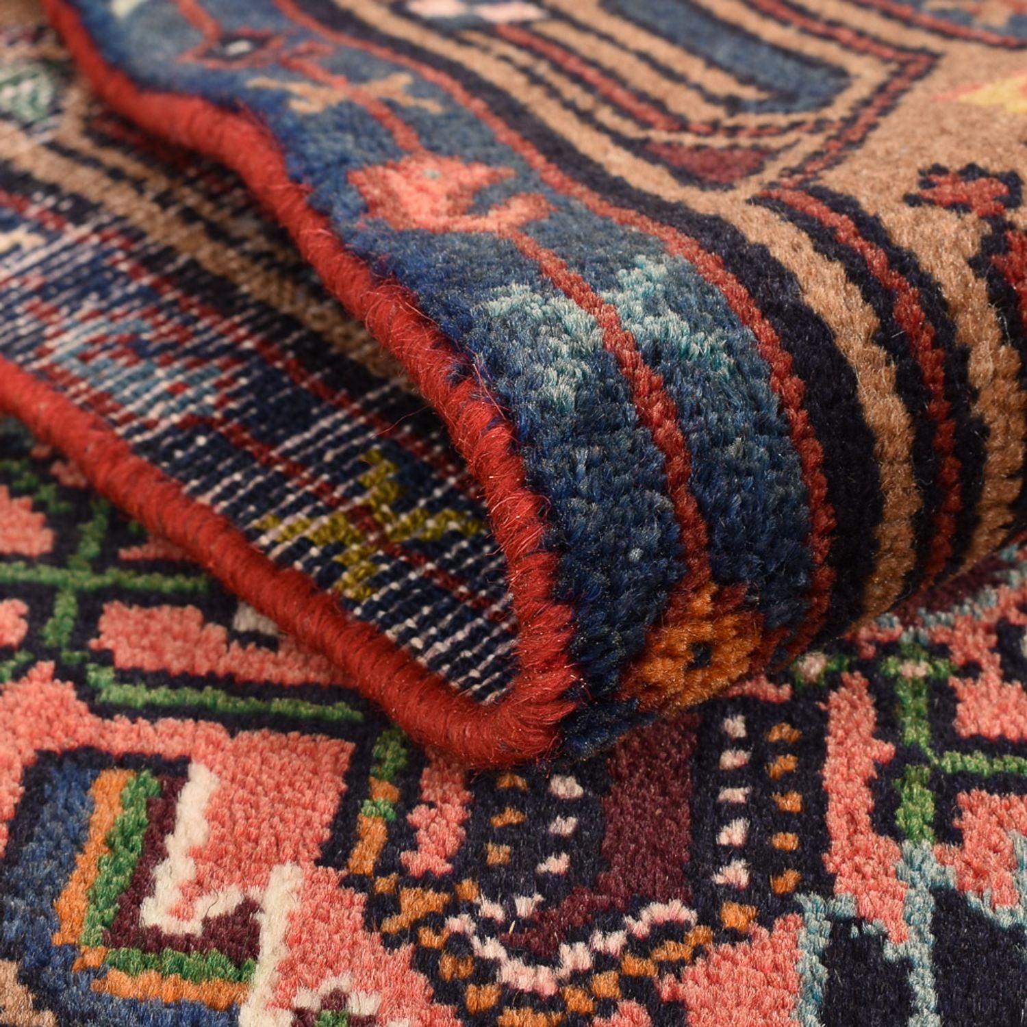 Tapis de couloir Tapis persan - Nomadic - 291 x 82 cm - rouge clair