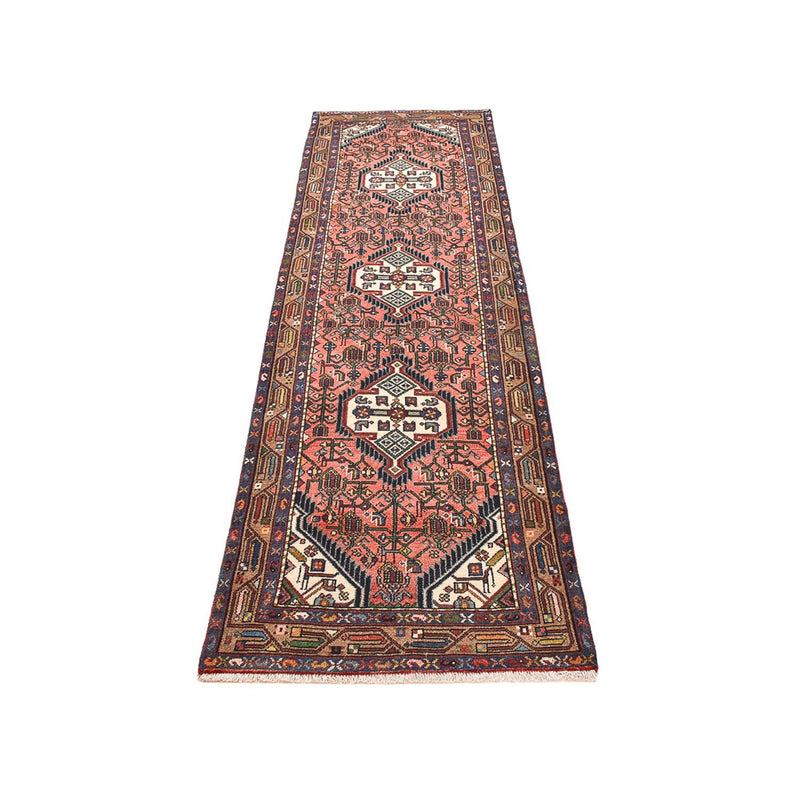 Tapis de couloir Tapis persan - Nomadic - 291 x 82 cm - rouge clair