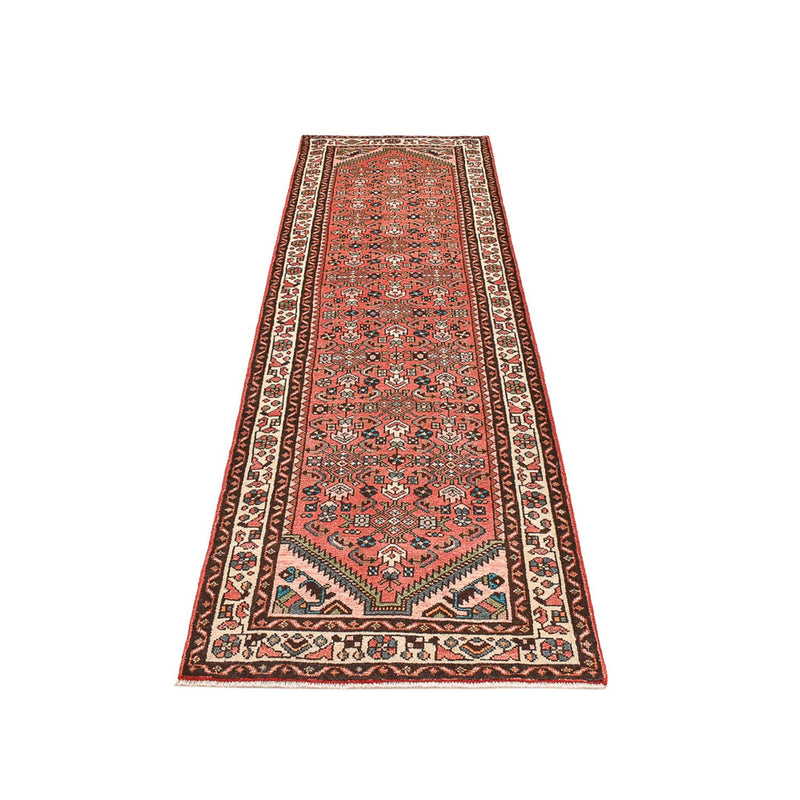 Tapis de couloir Tapis persan - Nomadic - 298 x 87 cm - rouge clair