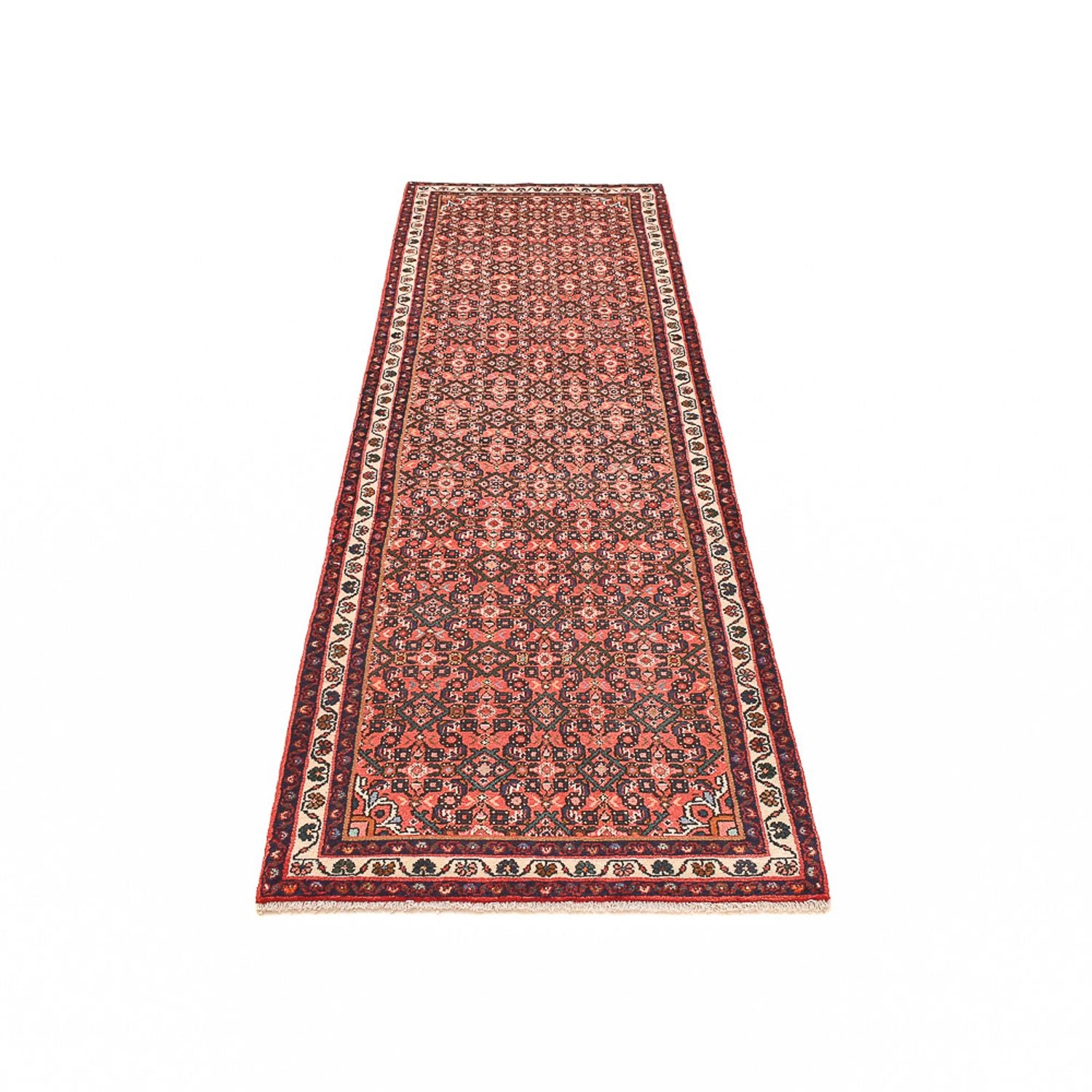 Tapis de couloir Tapis persan - Nomadic - 277 x 85 cm - rouge clair