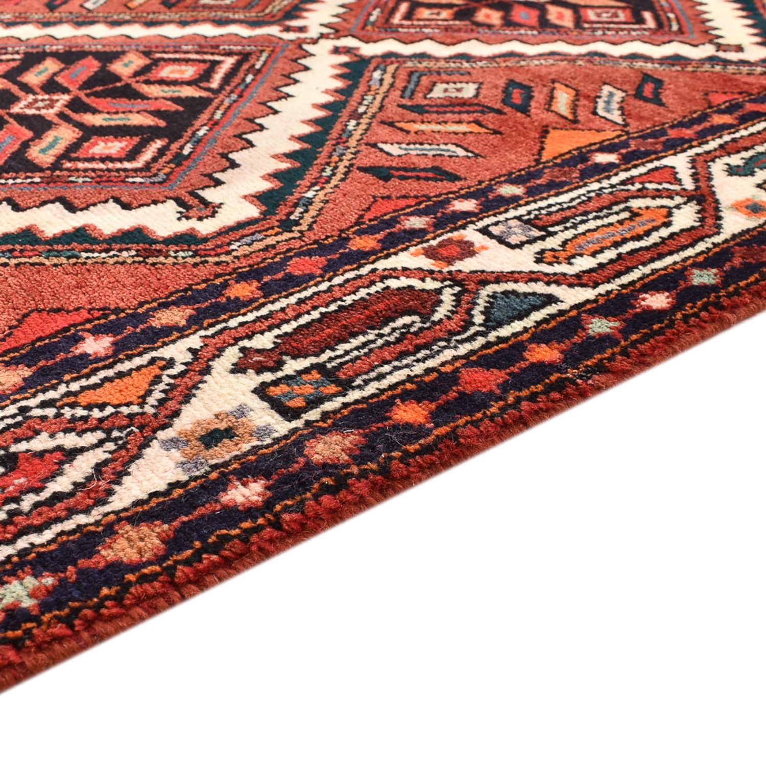 Tapis de couloir Tapis persan - Nomadic - 315 x 87 cm - rouge