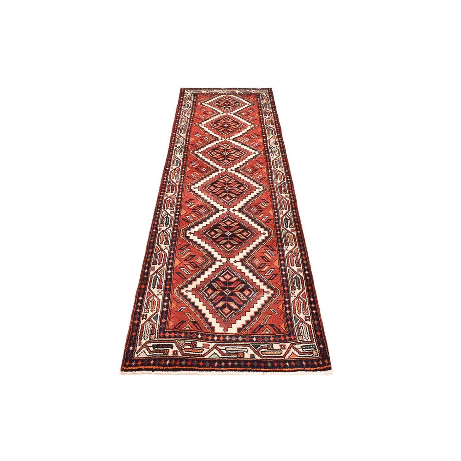 Tapis de couloir Tapis persan - Nomadic - 315 x 87 cm - rouge