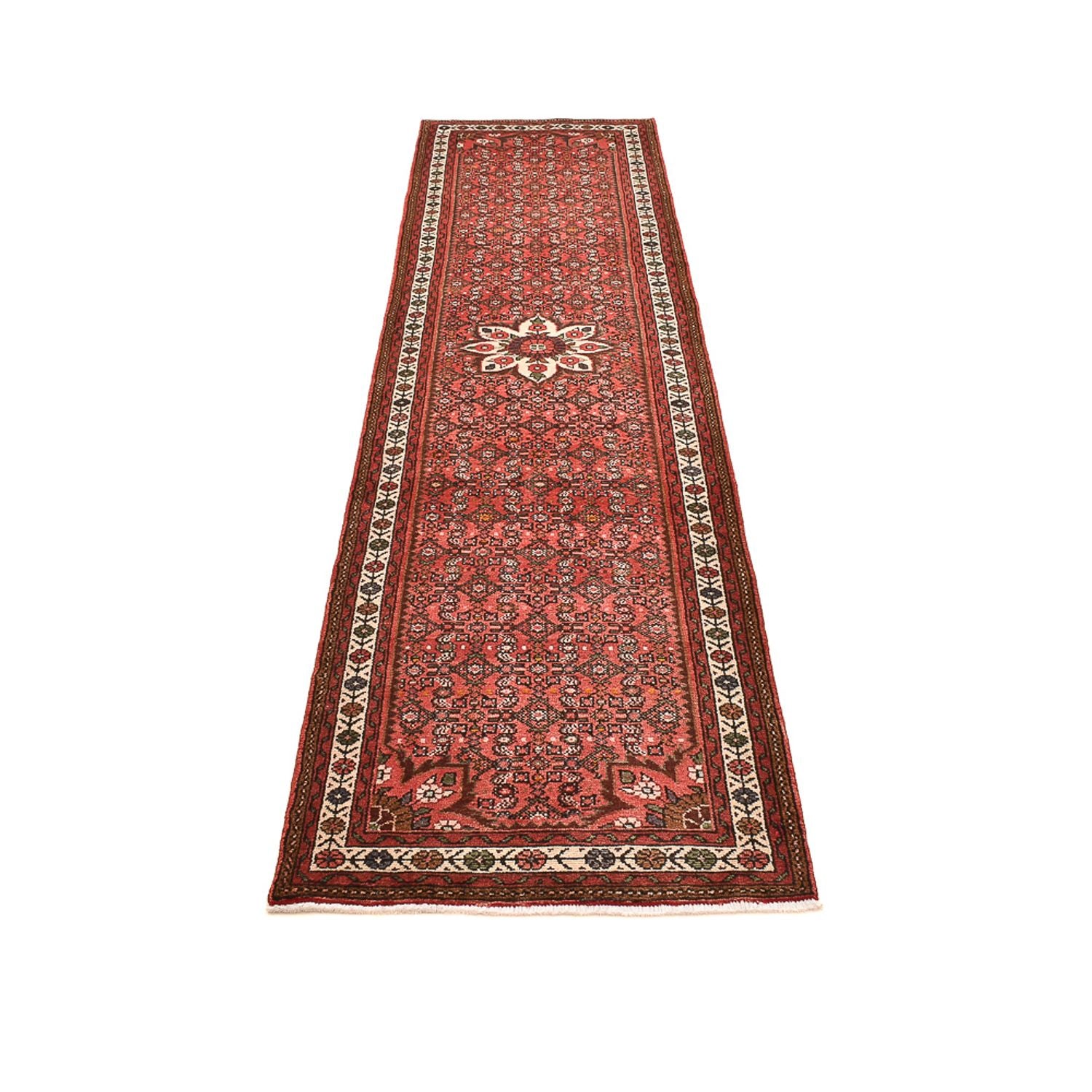 Tapis de couloir Tapis persan - Nomadic - 300 x 79 cm - rouge clair