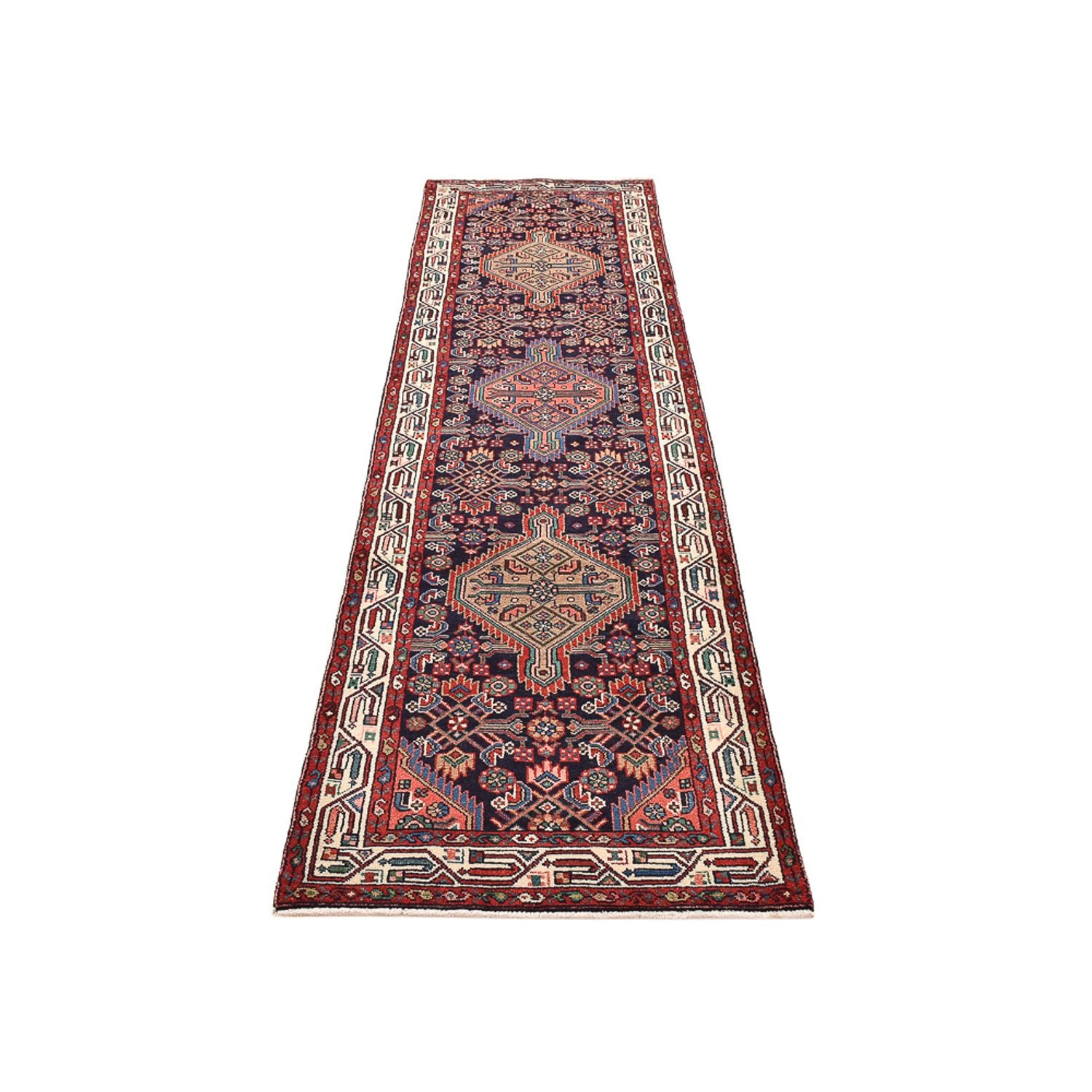 Tapis de couloir Tapis persan - Nomadic - 303 x 81 cm - multicolore