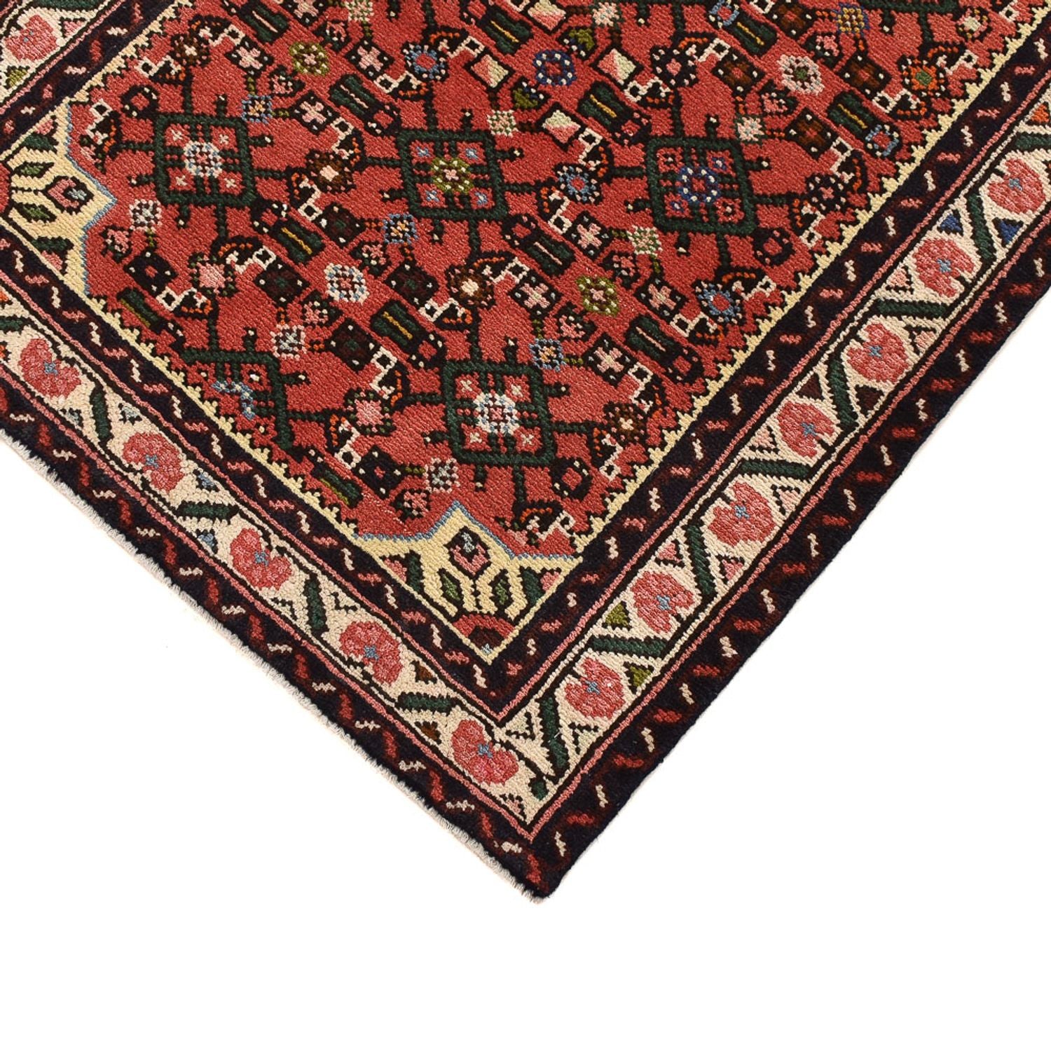 Tapis de couloir Tapis persan - Nomadic - 294 x 74 cm - rouge clair