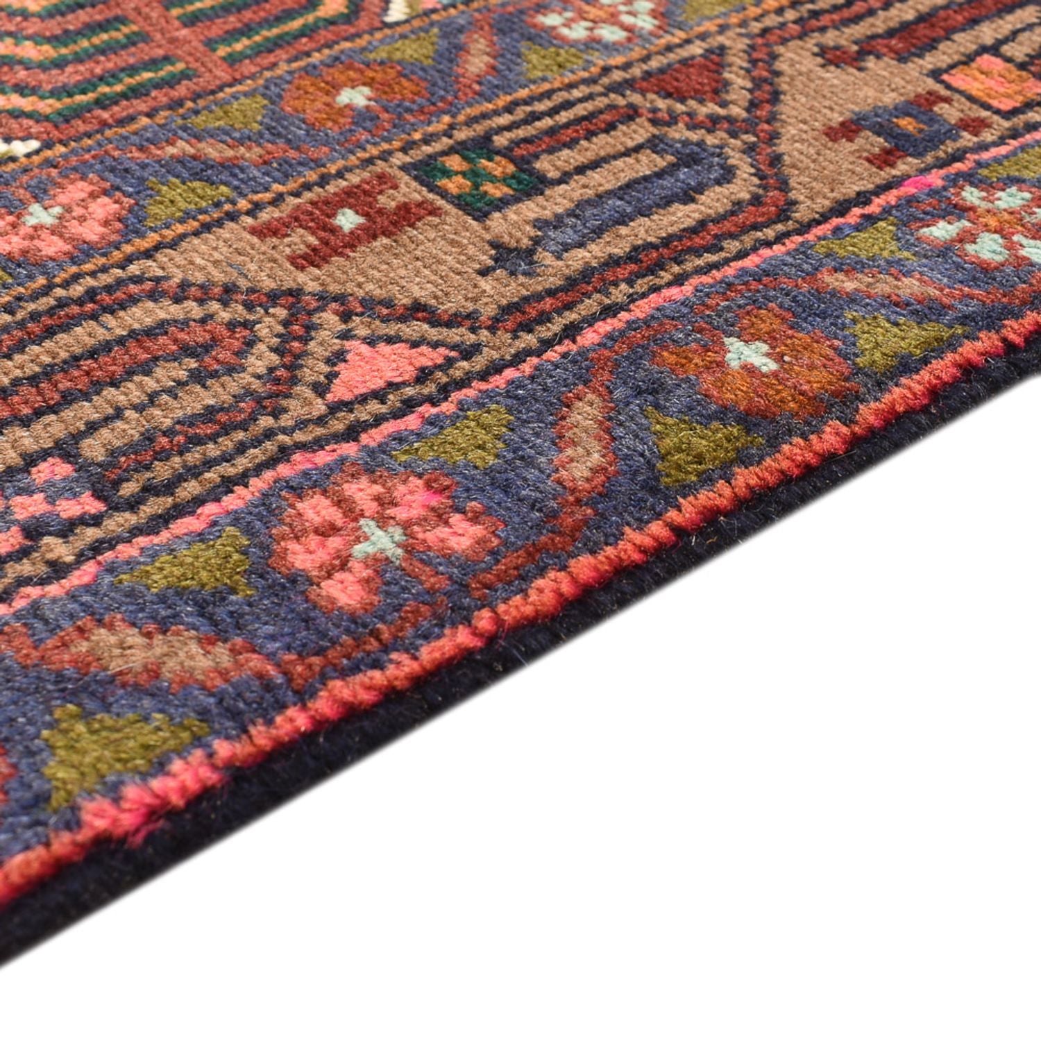 Tapis de couloir Tapis persan - Nomadic - 279 x 82 cm - rouille